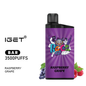 iGET BAR VAPE 3500 PUFF – RASPBERRY GRAPE