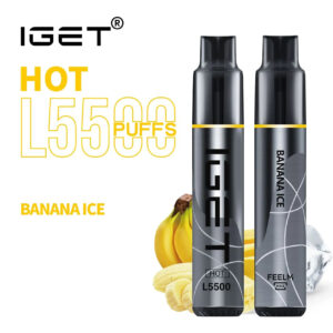iGET HOT VAPE 5500 PUFF – BANANA ICE