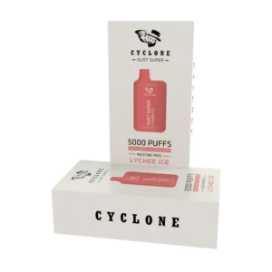Nicotine Free Gust Super Lychee Ice Rechargeable Disposable